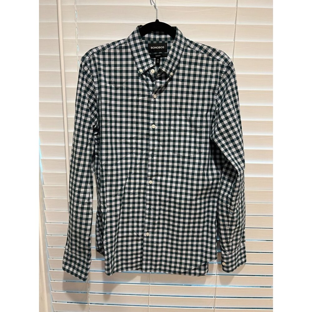 Bonobos Tailored‎ Fit Long Sleeve Button Up Shirt - Size M